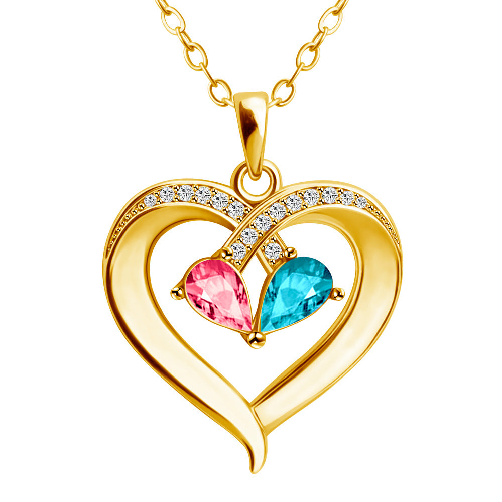 Collar De Corazón De Gota De Cobre al por mayor